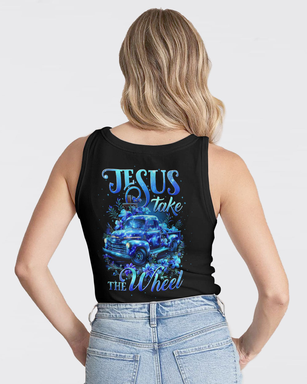 Jesus Take The Wheel Women's All Over Print Shirt - Tytd1503243