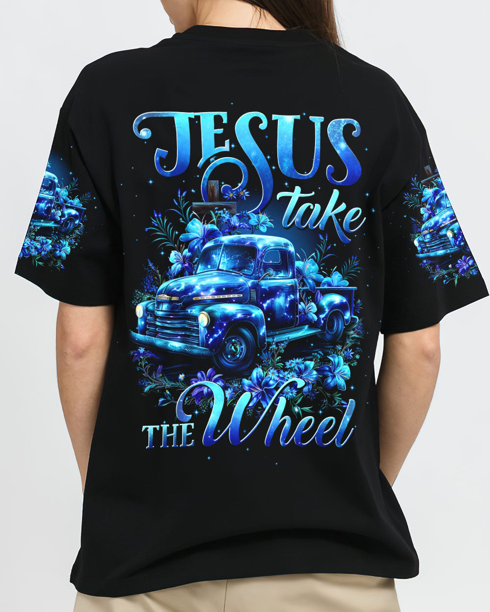 Jesus Take The Wheel Women's All Over Print Shirt - Tytd1503243