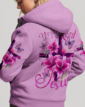Y'all Need Jesus Women's All Over Print Shirt - Tytd1507241