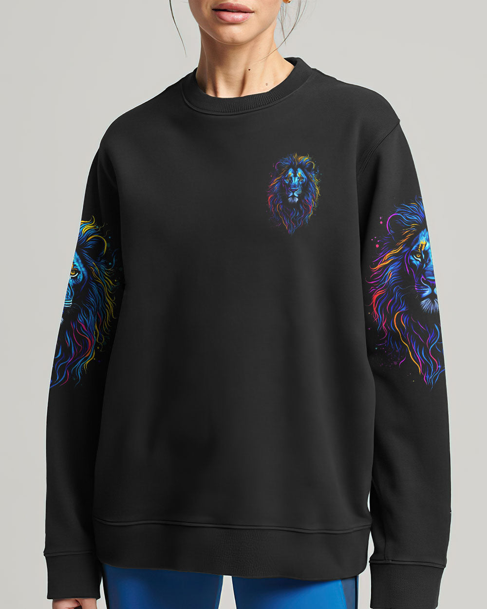 Blessed By God Lion Women's All Over Print Shirt - Tytd1509251