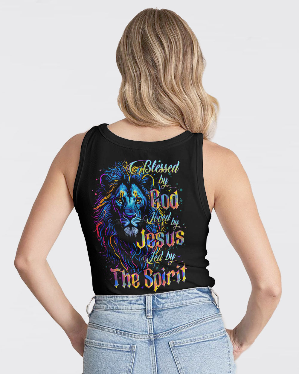 Blessed By God Lion Women's All Over Print Shirt - Tytd1509251