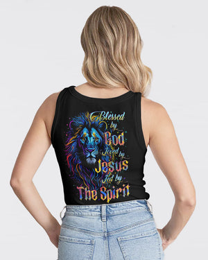 Blessed By God Lion Women's All Over Print Shirt - Tytd1509251