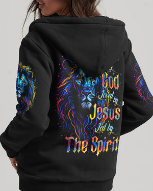 Blessed By God Lion Women's All Over Print Shirt - Tytd1509251