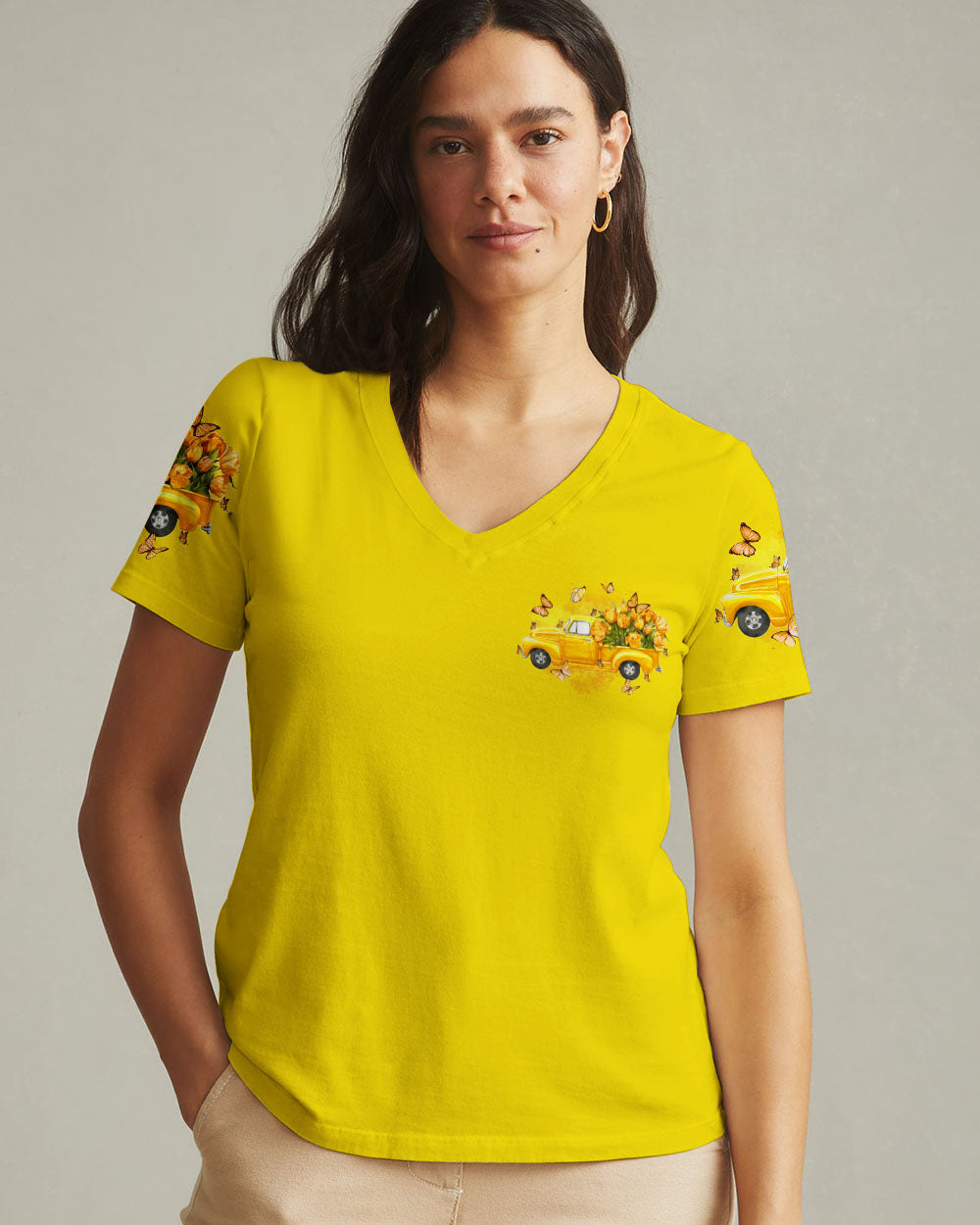 Jesus Take The Wheel Tulips Women's All Over Print Shirt - Tytd1601261