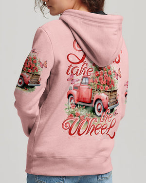 Jesus Take The Wheel Rose Women's All Over Print Shirt - Tytd1604244