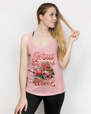 Jesus Take The Wheel Rose Women's All Over Print Shirt - Tytd1604244