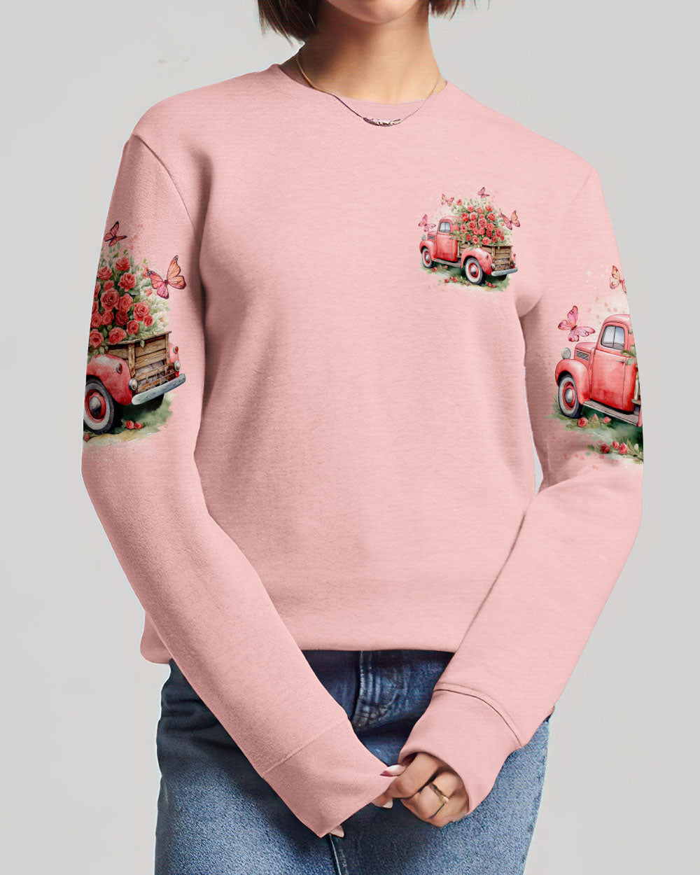 Jesus Take The Wheel Rose Women's All Over Print Shirt - Tytd1604244
