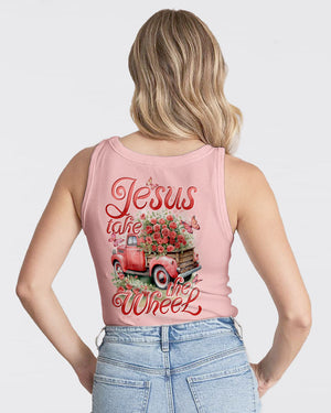 Jesus Take The Wheel Rose Women's All Over Print Shirt - Tytd1604244