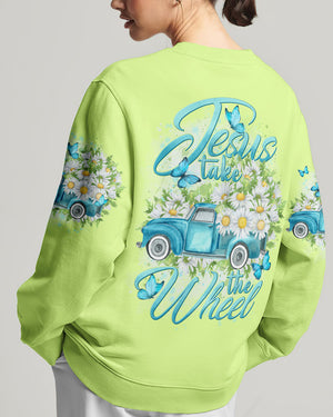 Jesus Take The Wheel Daisy Women's All Over Print Shirt - Tytd1604245