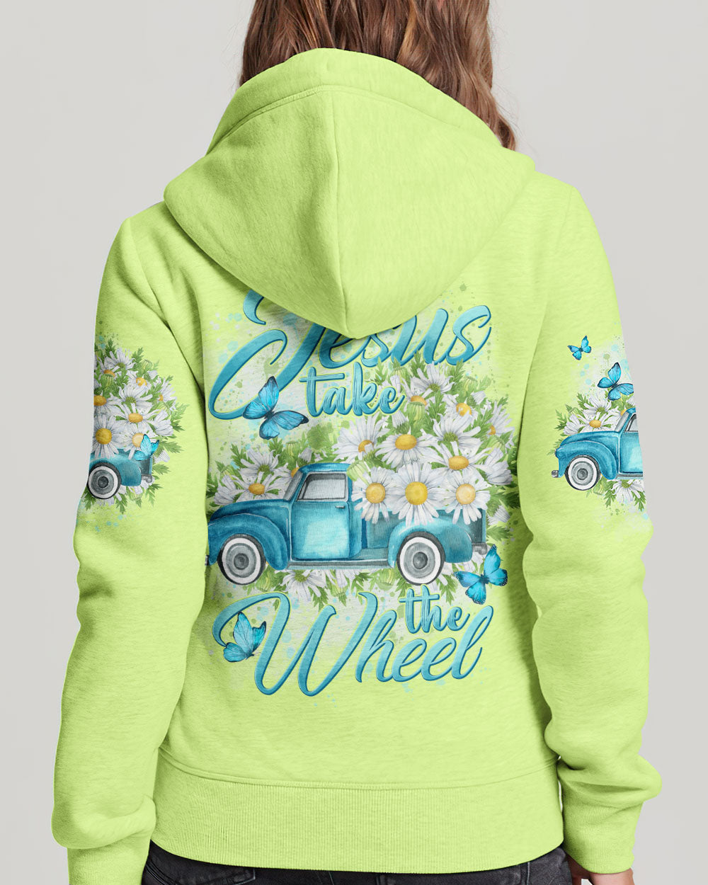 Jesus Take The Wheel Daisy Women's All Over Print Shirt - Tytd1604245