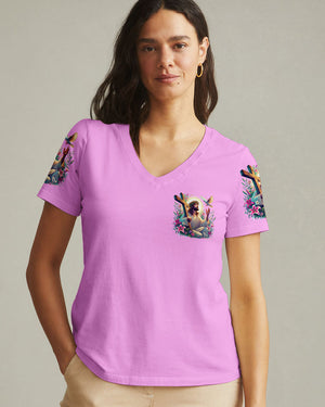 Thank You God Women's All Over Print Shirt - Tytd1604252