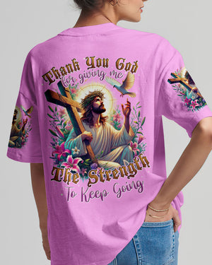 Thank You God Women's All Over Print Shirt - Tytd1604252