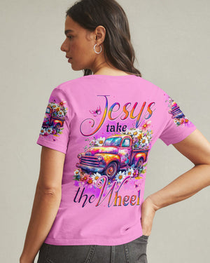Jesus Take The Wheel Women's All Over Print Shirt - Tytd1704252