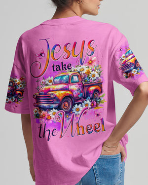 Jesus Take The Wheel Women's All Over Print Shirt - Tytd1704252