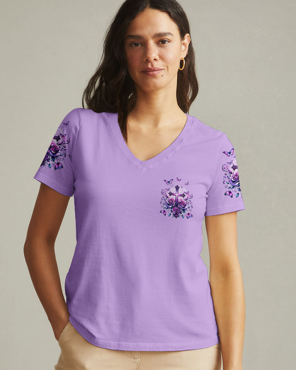 Lord Stood With Me Women's All Over Print Shirt - Tytd1709241