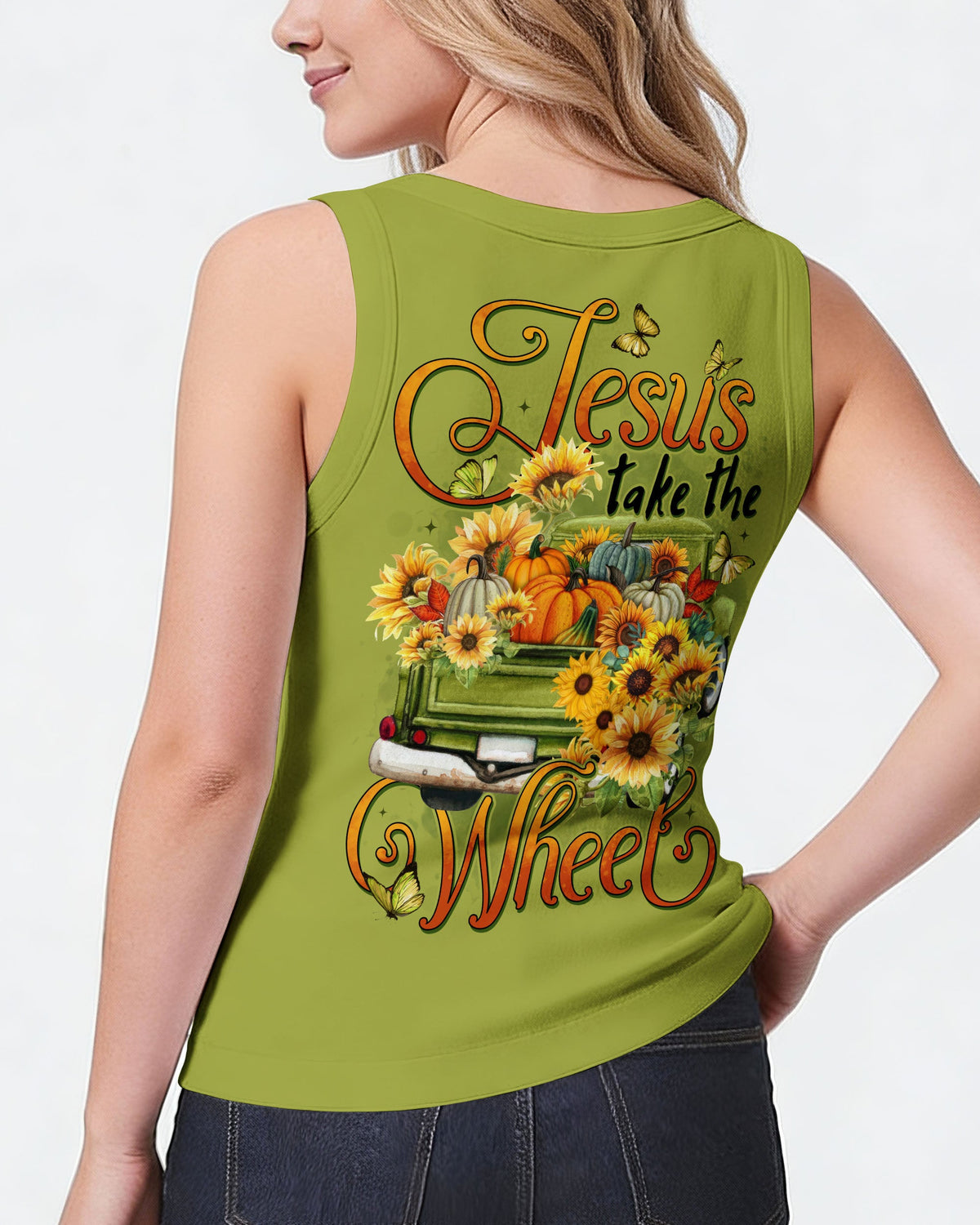 Jesus Take The Wheel Women's All Over Print Shirt - Tytd1712251