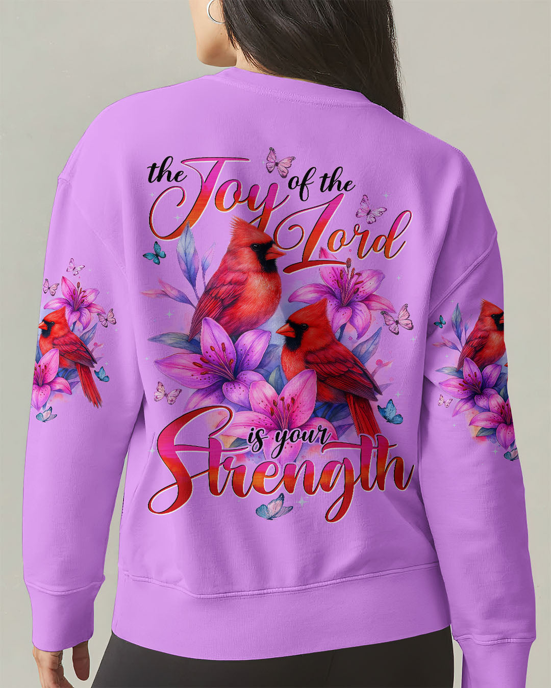 The Joy Of The Lord Is Your Strength Cardinals All Over Print Shirt - Tytd1804252