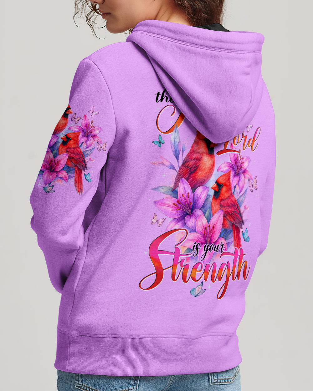 The Joy Of The Lord Is Your Strength Cardinals All Over Print Shirt - Tytd1804252
