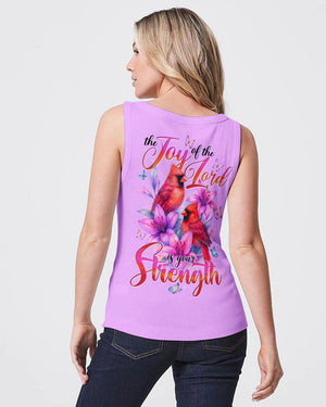The Joy Of The Lord Is Your Strength Cardinals All Over Print Shirt - Tytd1804252