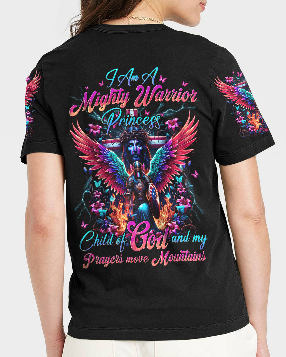 A Mighty Warrior Princess Child Of God Women's All Over Print Shirt - Tytd1806242