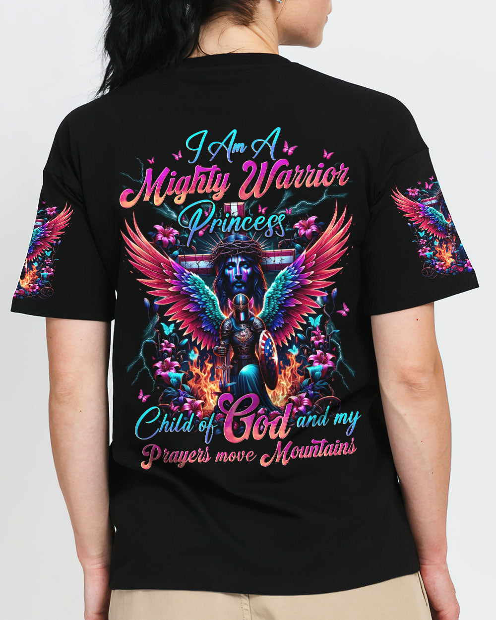 A Mighty Warrior Princess Child Of God Women's All Over Print Shirt - Tytd1806242
