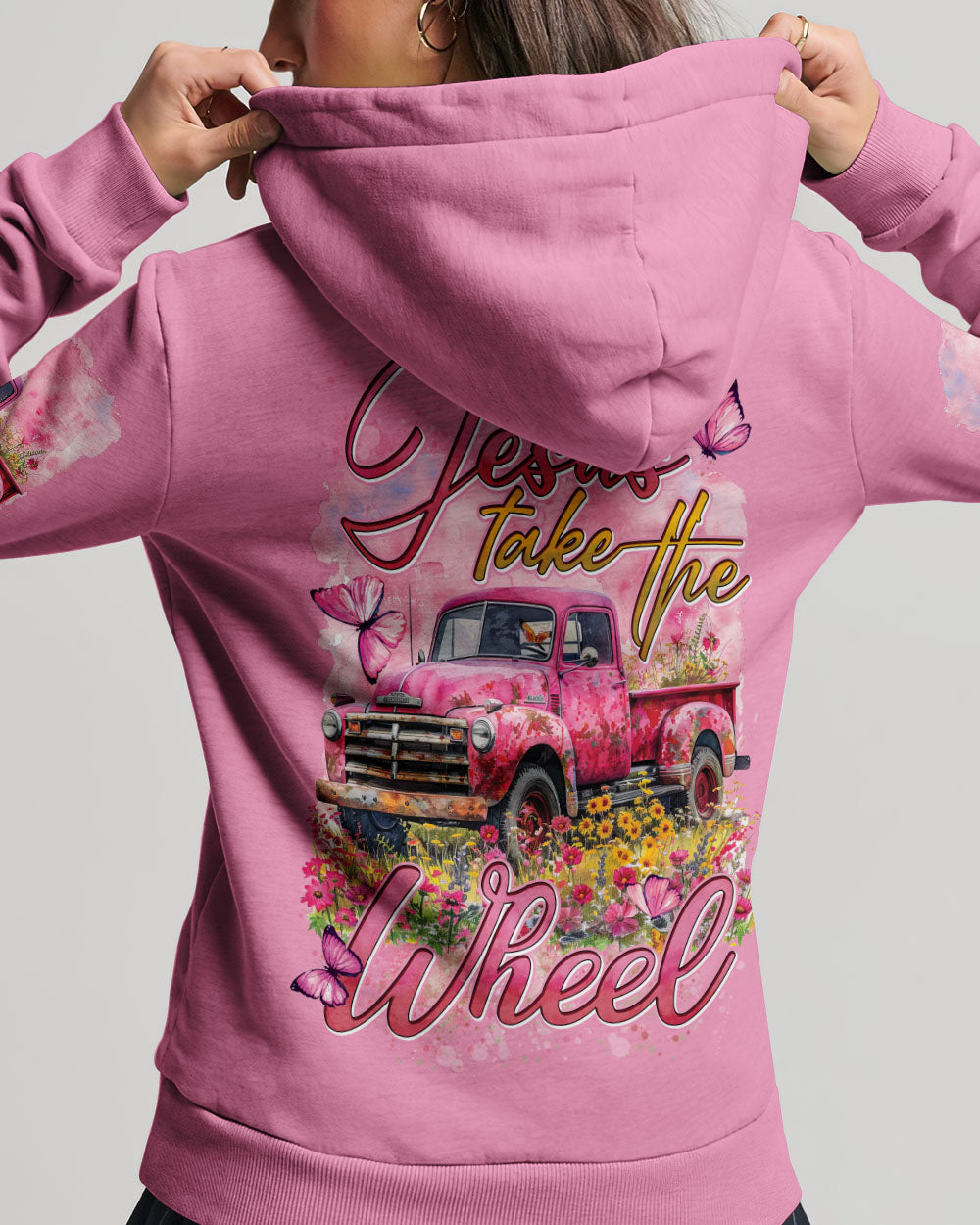 Jesus Take The Wheel Women's All Over Print Shirt - Tytd1902242