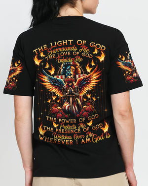 Wherever I Am God Is Women's All Over Print Shirt - Tytd1906244