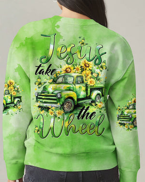 Jesus Take The Wheel Women's All Over Print Shirt - Tytd2001253