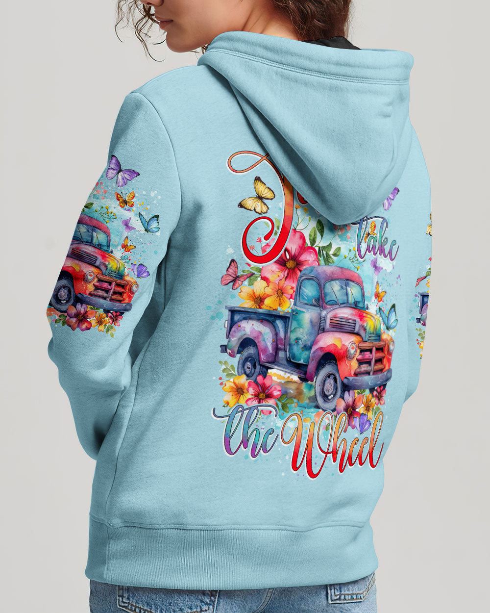 Jesus Take The Wheel Women's All Over Print Shirt - Tytd2003245