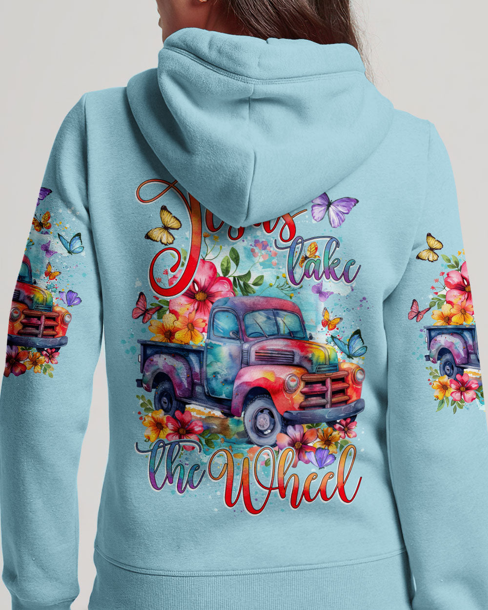 Jesus Take The Wheel Women's All Over Print Shirt - Tytd2003245