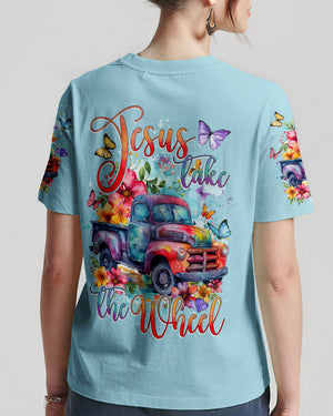Jesus Take The Wheel Women's All Over Print Shirt - Tytd2003245