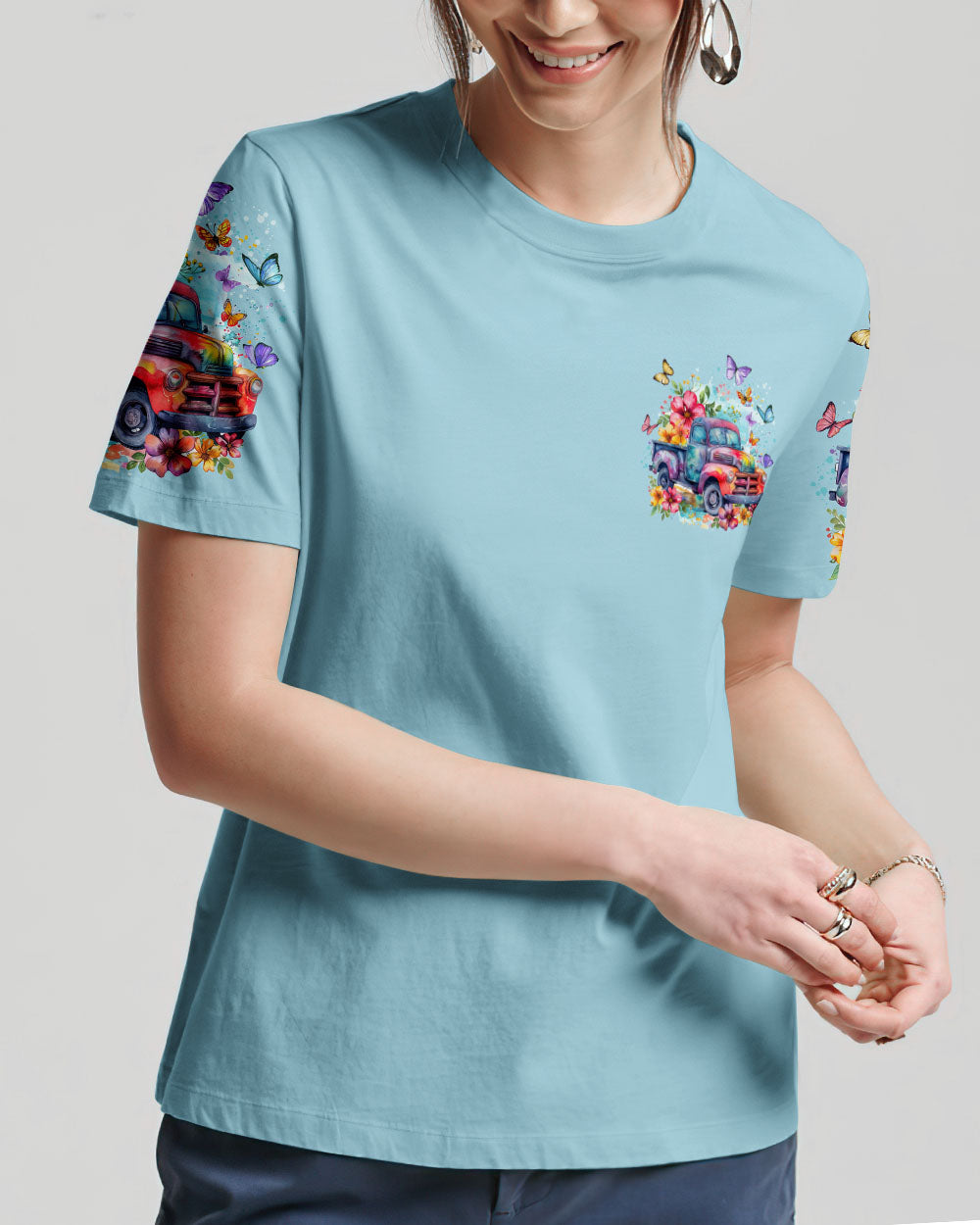 Jesus Take The Wheel Women's All Over Print Shirt - Tytd2003245