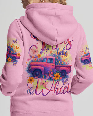 Jesus Take The Wheel Women's All Over Print Shirt - Tytd2005252
