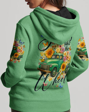 Jesus Take The Wheel Women's All Over Print Shirt - Tytd2011251