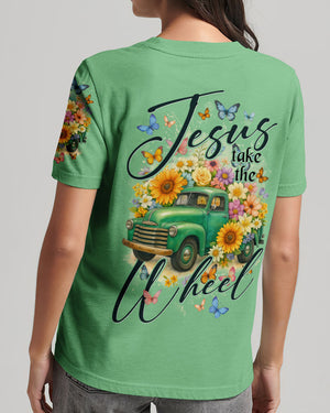 Jesus Take The Wheel Women's All Over Print Shirt - Tytd2011251