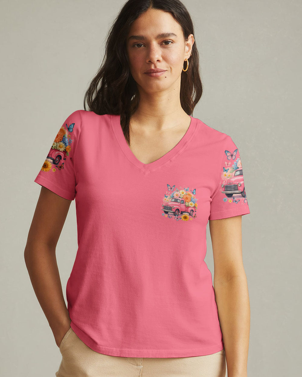 Jesus Take The Wheel Women's All Over Print Shirt - Tytd2011252