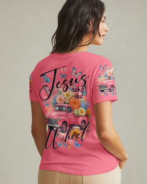 Jesus Take The Wheel Women's All Over Print Shirt - Tytd2011252