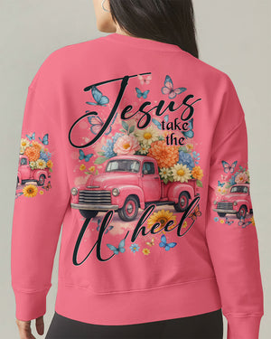 Jesus Take The Wheel Women's All Over Print Shirt - Tytd2011252
