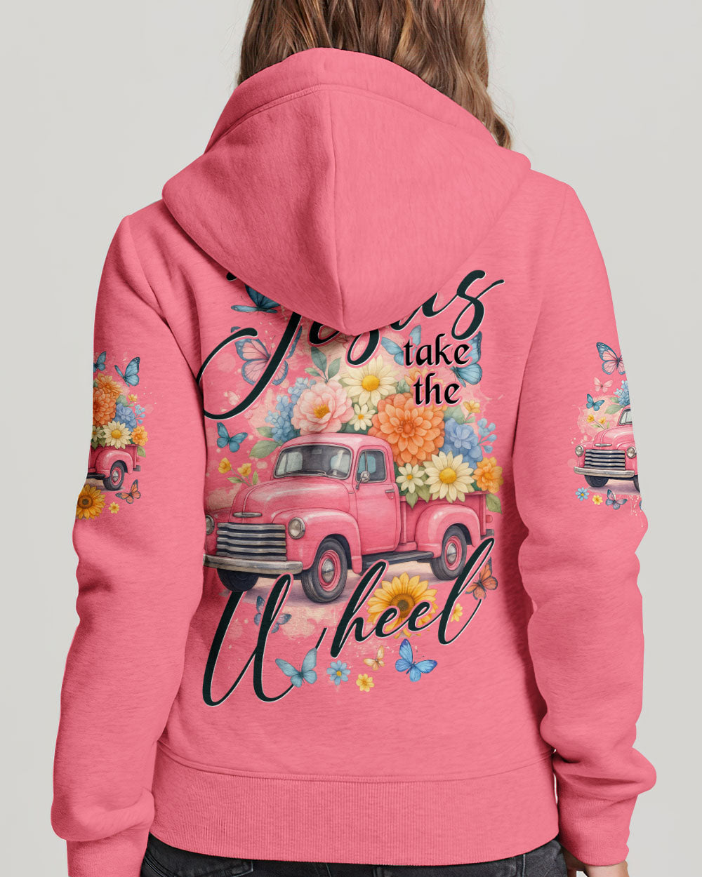 Jesus Take The Wheel Women's All Over Print Shirt - Tytd2011252