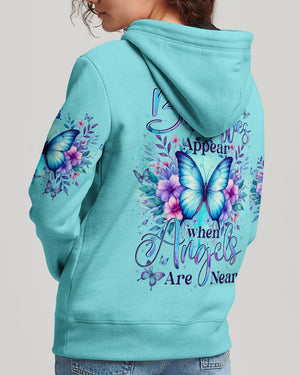 Butterflies Appear When Angels Are Near Women's All Over Print Shirt - Tytd2101251