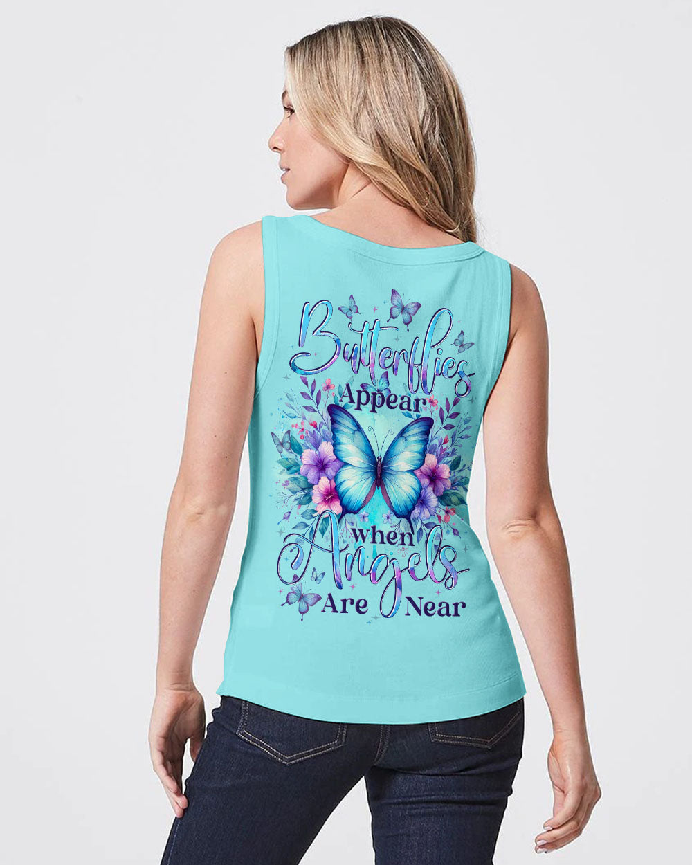 Butterflies Appear When Angels Are Near Women's All Over Print Shirt - Tytd2101251