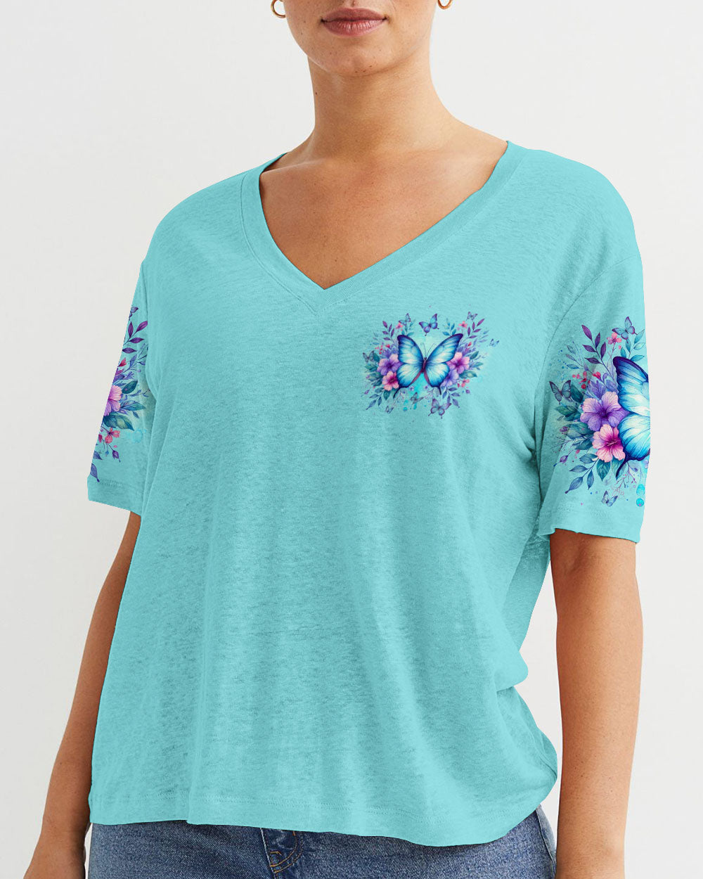 Butterflies Appear When Angels Are Near Women's All Over Print Shirt - Tytd2101251