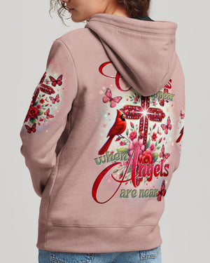 When Cardinals Appear Angels Are Near Women's All Over Print Shirt - Tytd2102251