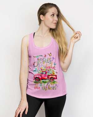 Jesus Take The Wheel Flowers Women's All Over Print Shirt - Tytd2103242