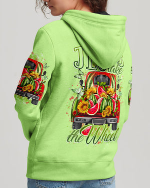 Jesus Take The Wheel Watermelon Women's All Over Print Shirt - Tytd2103243