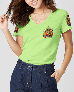 Jesus Take The Wheel Watermelon Women's All Over Print Shirt - Tytd2103243