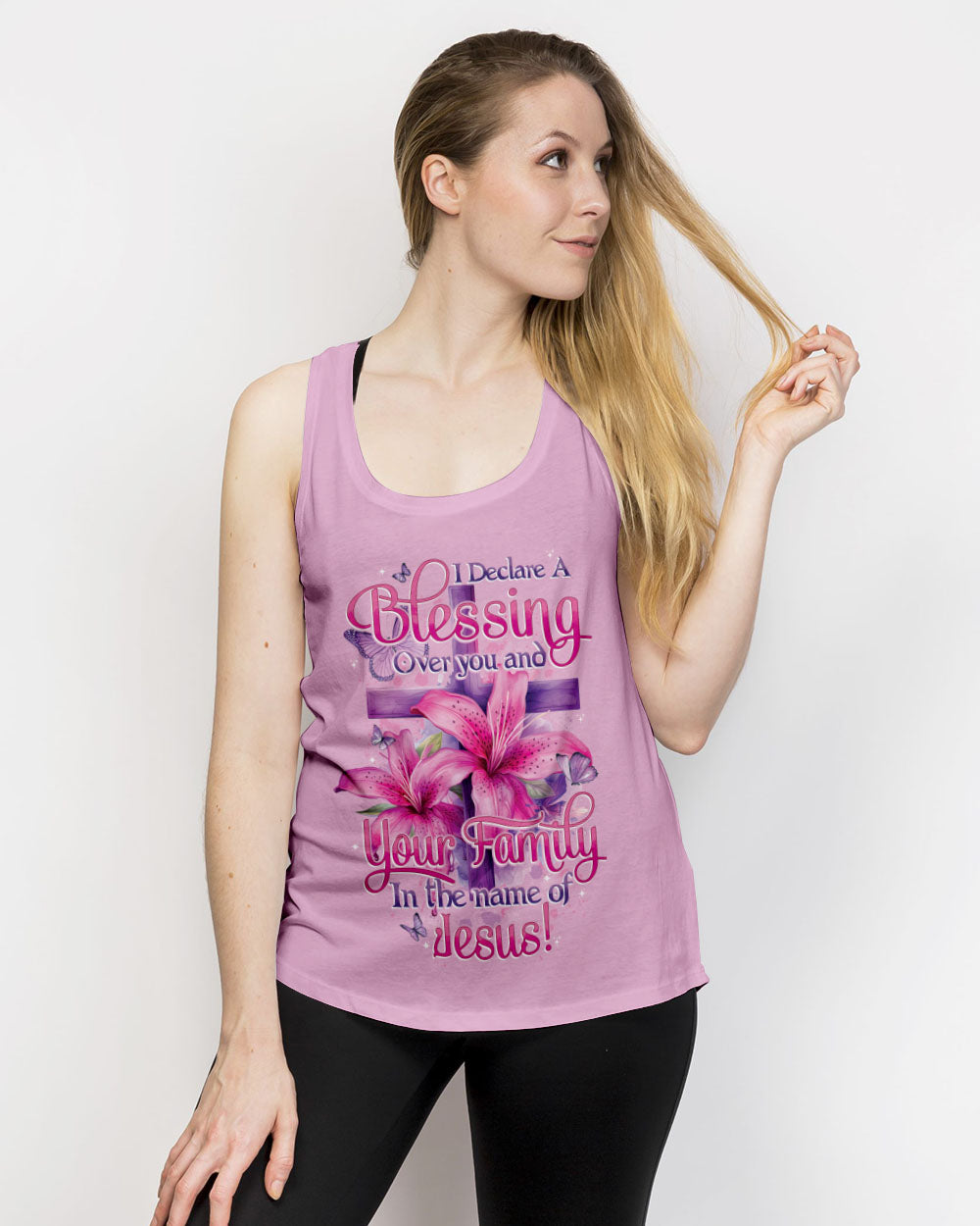 Blessing In The Name Of Jesus Women's All Over Print Shirt - Tytd2201242