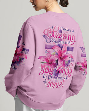 Blessing In The Name Of Jesus Women's All Over Print Shirt - Tytd2201242