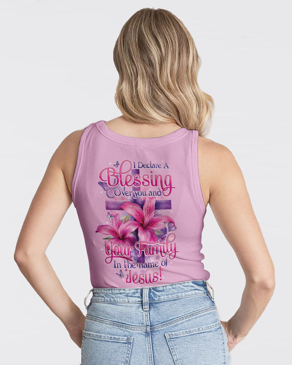 Blessing In The Name Of Jesus Women's All Over Print Shirt - Tytd2201242