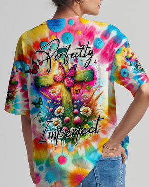 Perfectly Imperfect Tie Dye Women's All Over Print Shirt - Tytd2301243